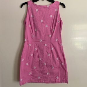 Pink daisy dress